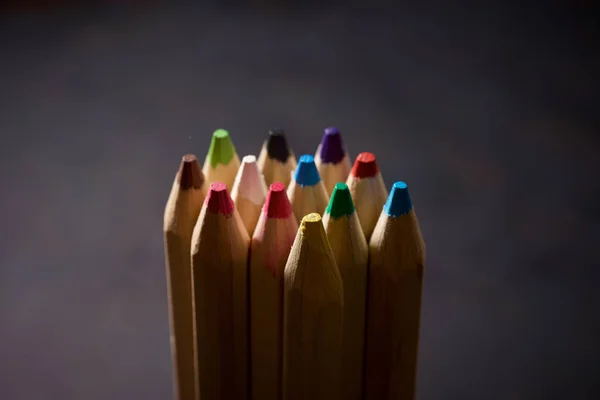 Pencils close up — Stock Photo, Image