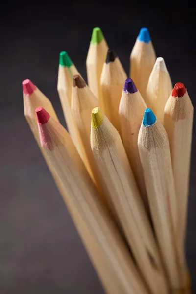 Ołówki z bliska — Zdjęcie stockowe