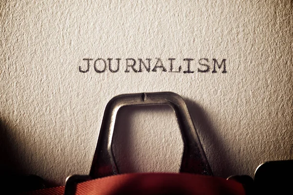 Visão de conceito de jornalismo — Fotografia de Stock