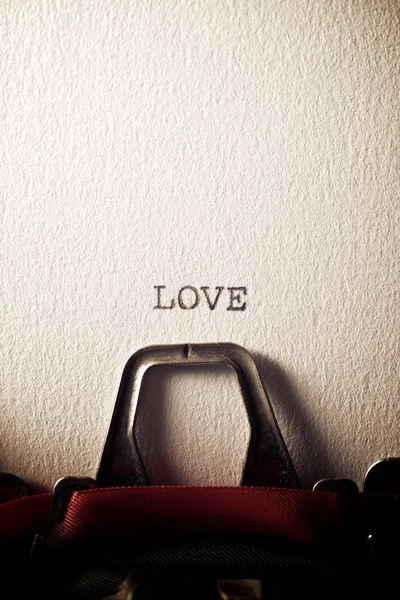 Zobrazení konceptu lásky — Stock fotografie