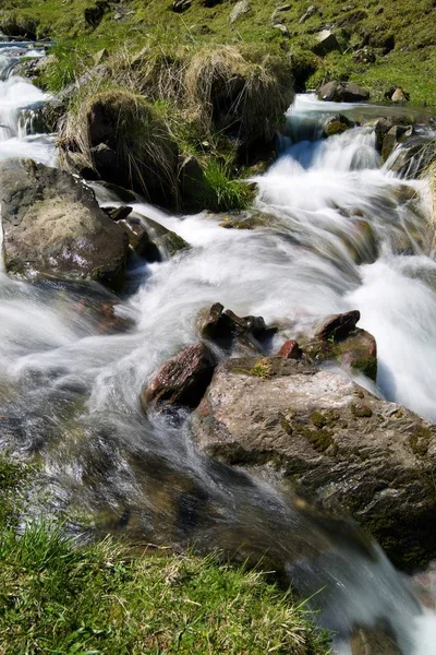 Creek w Pirenejach — Zdjęcie stockowe