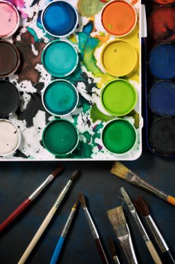 Suluboya araçları görünümü