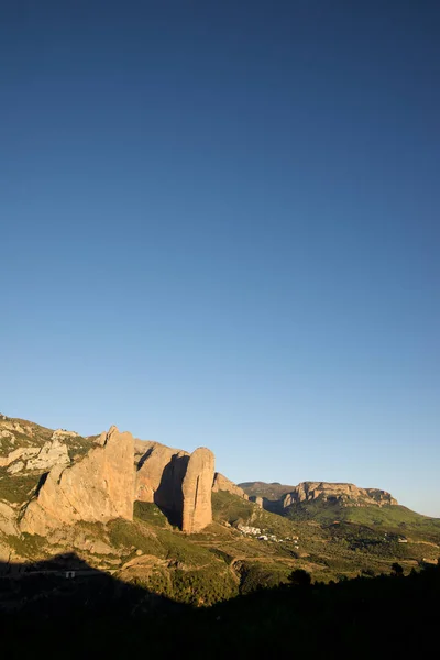 Riglos pohoří ve Španělsku — Stock fotografie
