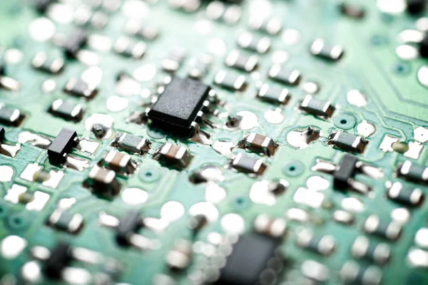 Integrated circuit view — Stock Photo, Image