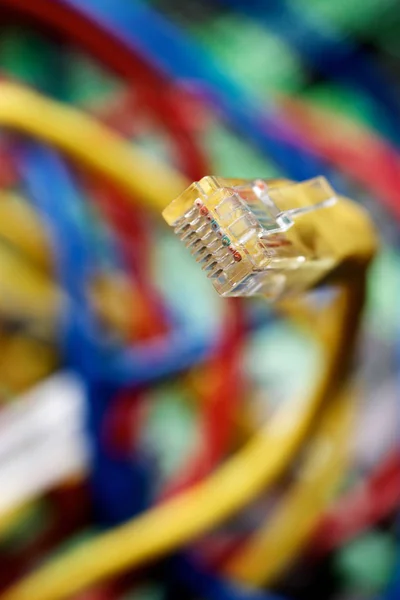 Προβολή έννοιας Ethernet — Φωτογραφία Αρχείου