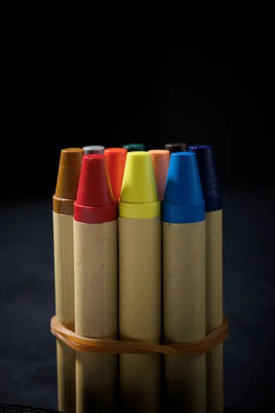 Crayons de cire colorés — Photo