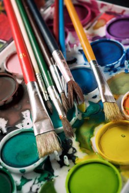 Suluboya araçları görünümü