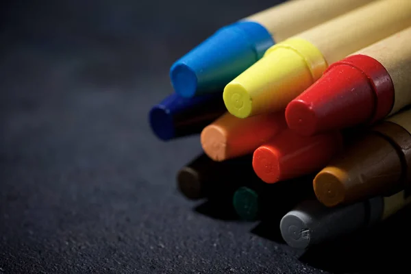 Crayons de cire colorés — Photo