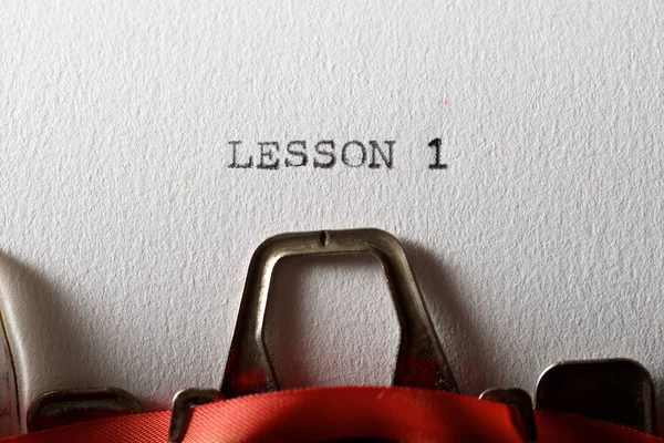 Έννοια του μαθήματος 1 — Φωτογραφία Αρχείου
