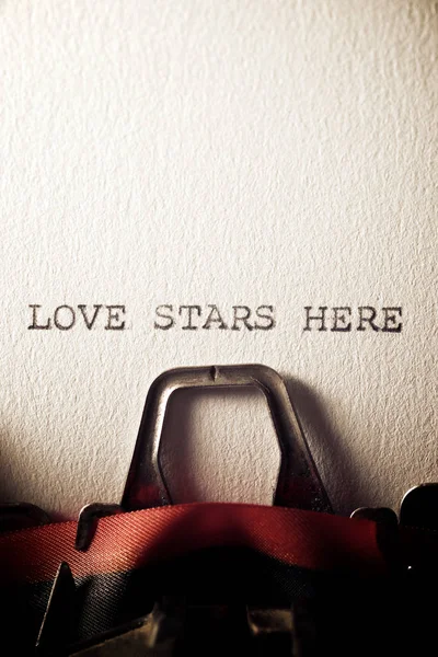 Love stars here