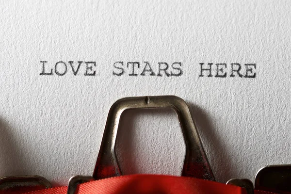 Love stars here
