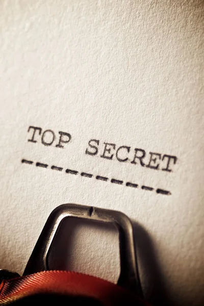 Concetto top secret — Foto Stock