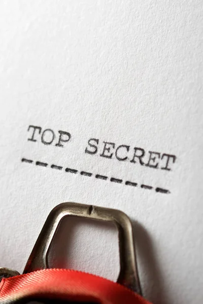 Concetto top secret — Foto Stock