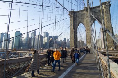New York 'taki Brooklyn Köprüsü