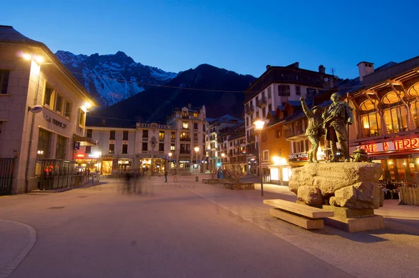 Chamonix village view — Stock Photo, Image