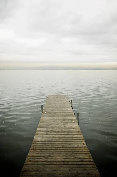 Albufera sjöutsikt — Stockfoto