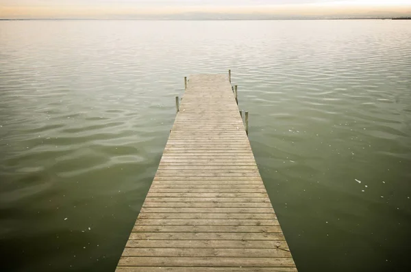 Albufera sjöutsikt — Stockfoto