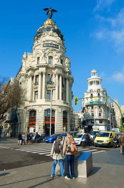 Gran Via à Madrid — Photo