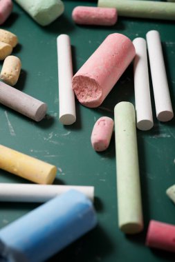 Tebeşir çizimi kavramı.