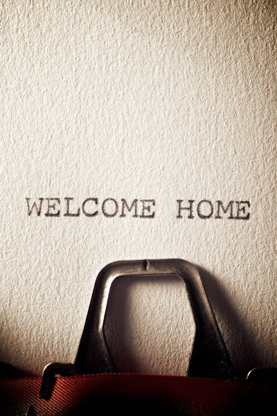 Welcome Home concept view — Stock Photo, Image