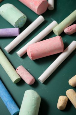 Tebeşir çizimi kavramı.