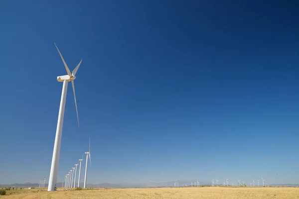 Rüzgar enerjisi kavramı — Stok fotoğraf