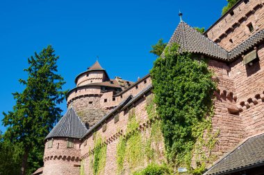 Haut-Königsbourg kale Manzaralı