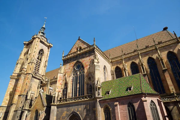 Vue sur la cathédrale de Colmar — Photo