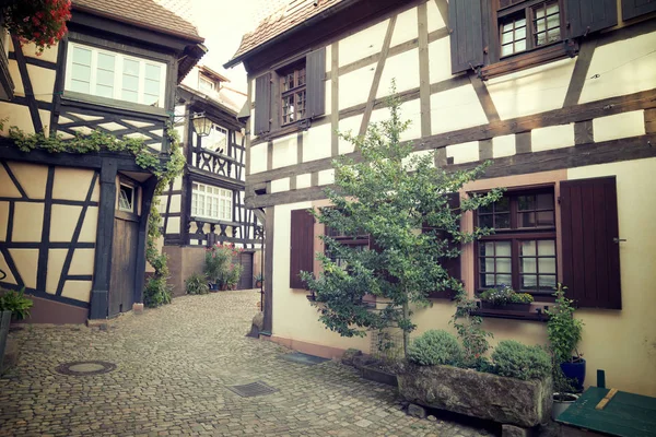 Gengenbach uitzicht op straat — Stockfoto