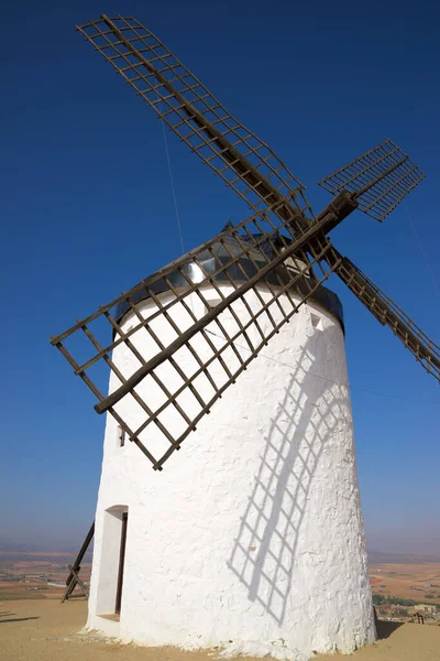 Väderkvarn Consuegra Provinsen Toledo Castilla Mancha Spanien — Stockfoto