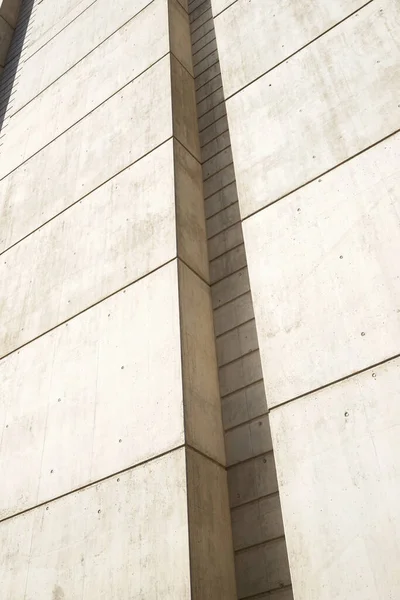 Άποψη Ενός Άδειου Τσιμεντένιου Τοίχου — Φωτογραφία Αρχείου