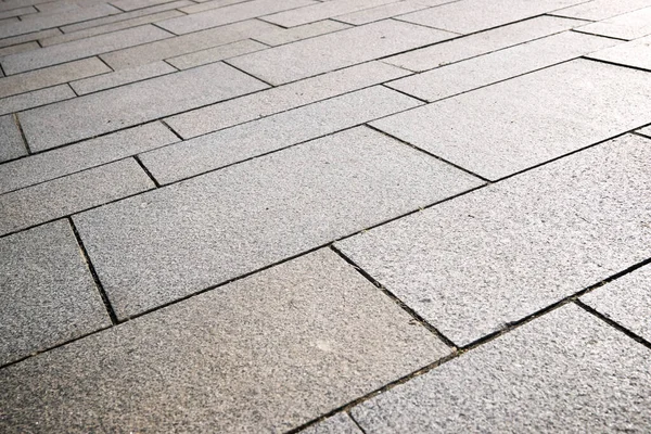 Fußboden Einer Straße Mit Steinfliesen — Stockfoto