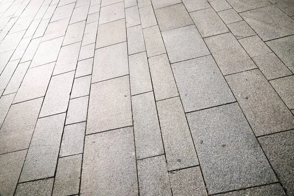 Fußboden Einer Straße Mit Steinfliesen — Stockfoto