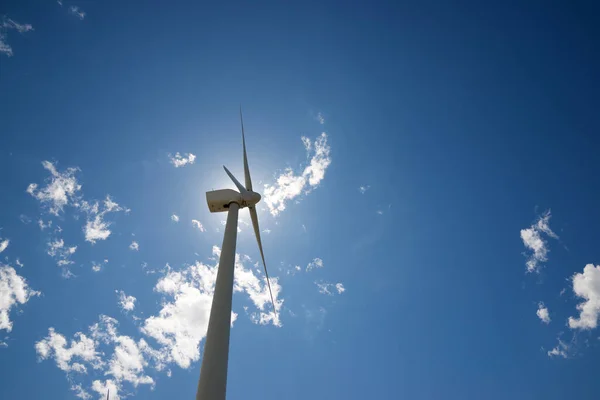 Windmill Electric Power Production Zaragoza Province Aragon Spain — Stock Photo, Image