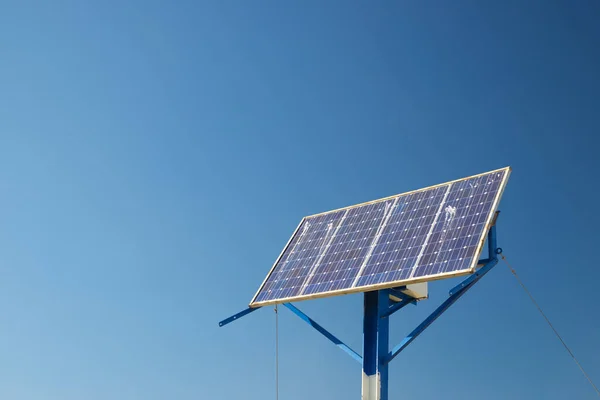 Panel Fotovoltaico Para Producción Energía Renovable — Foto de Stock