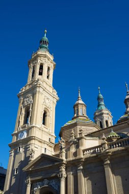 Pilar Katedrali, Zaragoza şehri, Aragon, İspanya.