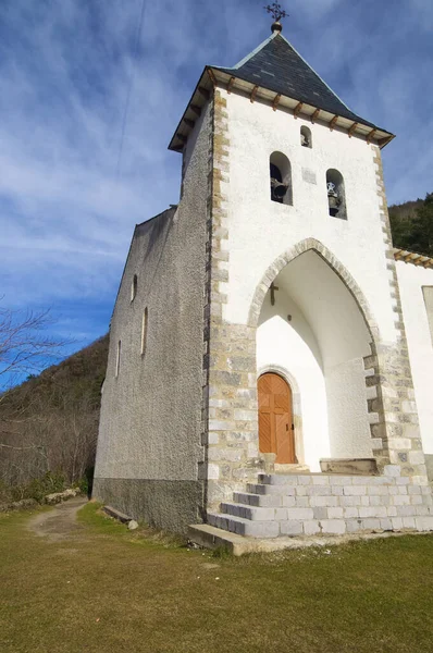 Santa Elena Hermitage Tena Vadisi Ndeki Biescas Pireneler Huesca Eyaleti — Stok fotoğraf