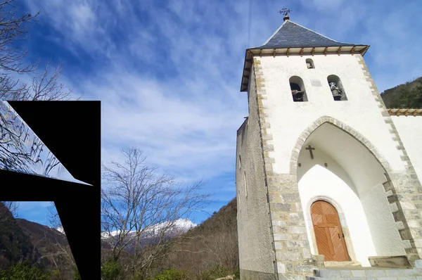 Santa Elena Hermitage Biescas Tena Valley Pirinéus Província Huesca Aragão — Fotografia de Stock