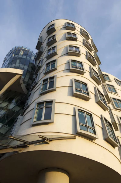 Prague Czech Republic October 2008 Dancing House Also Known Ginger — Stock Photo, Image