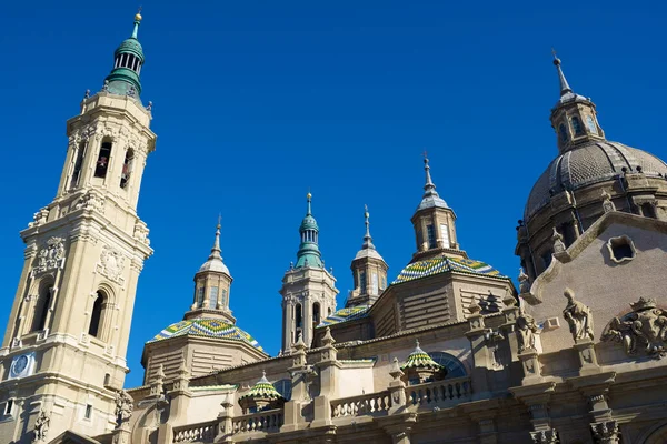 Cattedrale Pilar Saragozza Città Aragona Spagna — Foto Stock