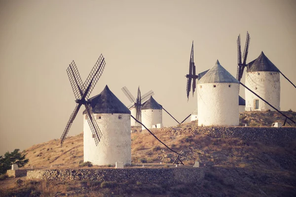 Vindkraftverk Consuegra Provinsen Toledo Castilla Mancha Spanien — Stockfoto