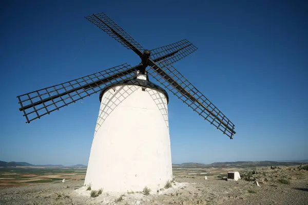 Consuegra Daki Yel Değirmeni Toledo Eyaleti Castilla Mancha Spanya — Stok fotoğraf