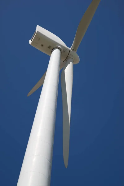 Windmolen Voor Elektriciteitsproductie Provincie Zaragoza Aragon Spanje — Stockfoto