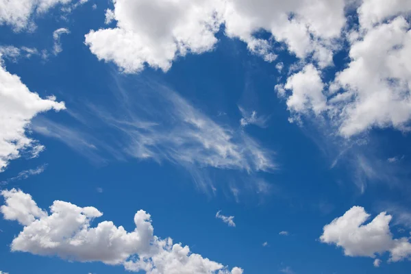 White Clouds Blue Sky Spain — Stock Photo, Image