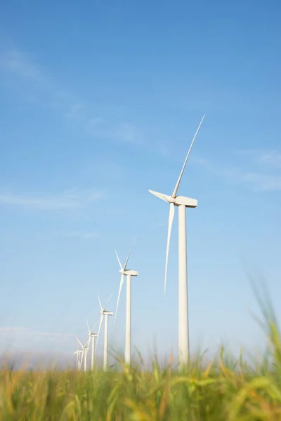 Wind Turbines Electric Power Production Zaragoza Province Aragon Spain — Stock Photo, Image