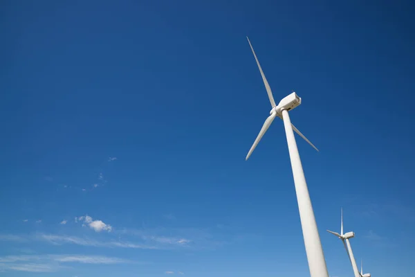 Windmühlen Zur Stromerzeugung Provinz Saragossa Aragon Spanien — Stockfoto