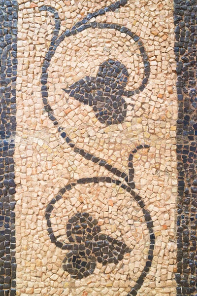 Madrid Spain June 2014 Roman Mosaic Detail National Archaeological Museum — Stock Photo, Image