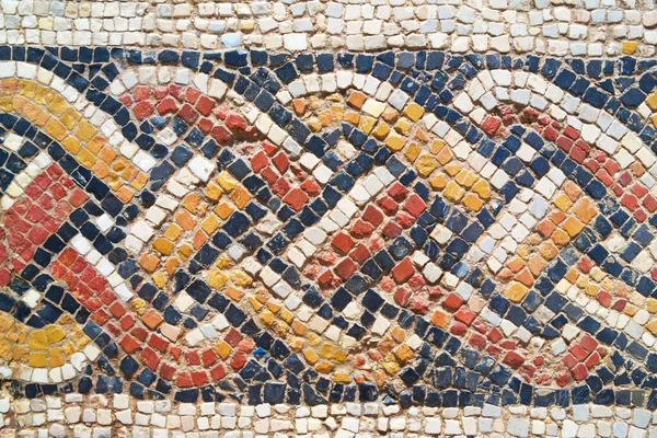 Μαδρίτη Ισπανία Ιουνίου 2014 Ρωμαϊκή Ψηφιδωτή Λεπτομέρεια Στο Εθνικό Αρχαιολογικό — Φωτογραφία Αρχείου