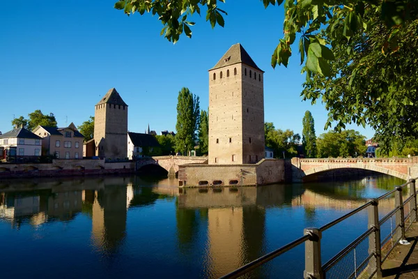 Štrasburk Francie Srpna 2016 Turisté Navštíví Quai Des Ponts Couverts — Stock fotografie