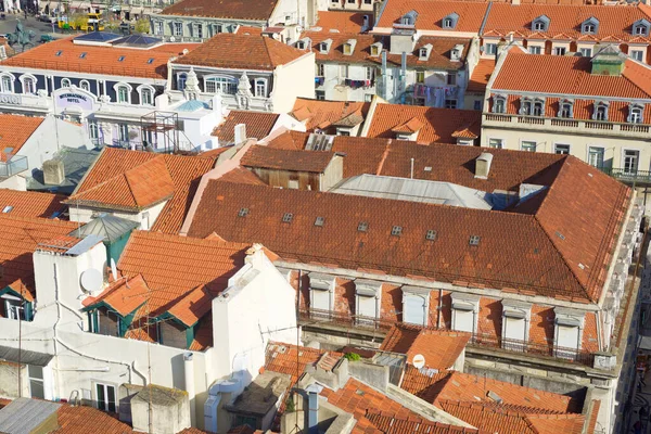 Lissabon Portugal December 2014 Flygfoto Över Gamla Stan — Stockfoto